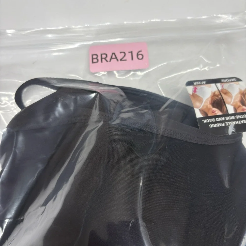 Bali Womens Bra 42DDD Black Style DF6548 Smoothing Underwire Mesh Breathable